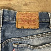 USA製 90s VINTAGE Levi's 501 オリジナル デニムパンツ W29 レギュラー 美品_画像3