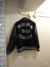 ブラックアイパッチ　BlackEyePatch　× ヨウジヤマモト WILDSIDE スタジャン　袖レザー　未使用　確実正規品　証明書あり_画像5