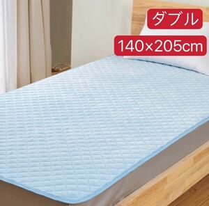  bed pad * bed pad circle wash OK. mites anti-bacterial deodorization processing all season possible to use bed futon cover . sweat blue double *140X205cm