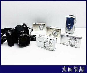 2)質屋出品【NIKON 人気機種 デジカメ】動作OK：COOLPIX S3600 S6500 S4400 S3100 P530 2500/動作OK：有りジャンク扱い