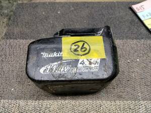 R26　マキタ電動工具用バッテリー　14.4V　動画あり　中古なのでジャンク品で！！！