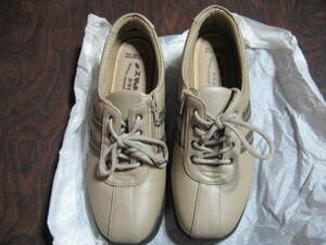 [23.EEE woman shoes box less .] color : beige size :23.EEE width fastener attaching 