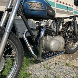  Triumph TT труба TT muffler выхлоп custom Британия машина Vintage T120 / TR6 единица (70_5959_61)