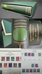 1883-1954年国際切手アルバム India Israel ireland Iraq Indonesia Indo-china など国　使用済み切手約650枚以上 コレクション