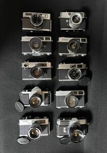 フィルムカメラ レンズ付 10個セット 動作未確認ジャンク扱い　KA-S3
