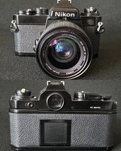 Nikon FM , FE 一眼レフ フィルムカメラ二点 + レンズ 50㎜35-70mm 70-210mm ニコン レフカメラ 動作未確認ジャンク扱い KA-11_画像2