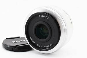 ニコン Nikon 1 Nikkor 18.5mm F/1.8 Aspherical レンズ シルバー [美品] #2049062