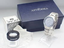 UH-R129《電池交換済》《1円》レア CITIZEN ASTRODEA アストロデア CAL-4P85 AST85-1001 コスモサイン QZ メンズ　ルーペ付き　稼動_画像2