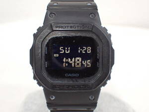 UH1425《1円》《稼働》CASIO カシオ G-SHOCK DW-5600BB-1JF ブラック　メンズ　スクエア デジタル