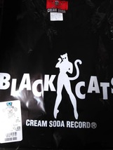 SサイズクリームソーダＴシャツBLACK CATSロゴTシャツ黒色！新品即決ロカビリーブラックキャッツピンクドラゴンCKBマジックキャロル_画像5