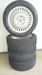 スタッドレス☆ホイルタイヤセット☆BRIDGESTONE☆ブリジストン☆ブリザックVRX2☆225/55☆18インチ☆現行センチュリー☆良品☆4本セット