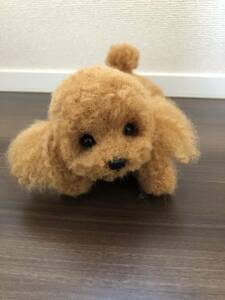 o. mama wool felt red toy poodle good see Poe zT-110