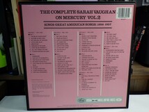 G3V｜新品同様盤面帯極美品！【 5LP-BOX / 40th anniversary limited edition / w/OBI 】「The Complete Sarah Vaughan On Mercury Vol.2」_画像6