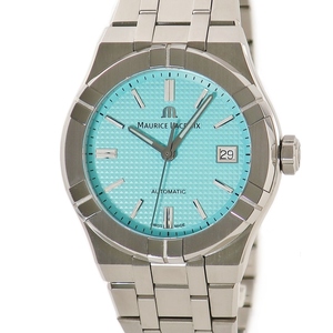 【3年保証】 モーリスラクロア アイコン オートマティック 限定 AI6007-SS00F-431-C 水色 バー 自動巻き メンズ 腕時計