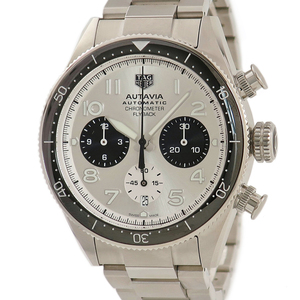 【3年保証】 タグホイヤー オータヴィア 60周年記念 フライバック クロノグラフ CBE511B.FC8279 黒目 2022年 自動巻き メンズ 腕時計