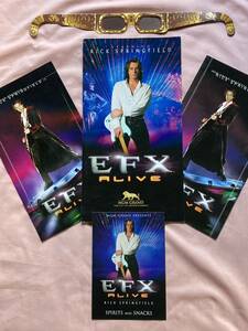 【稀少！】リック・スプリングフィールド　Rick Springfield ラスベガス・ショー　パンフレットEFX Alive MGM グランド