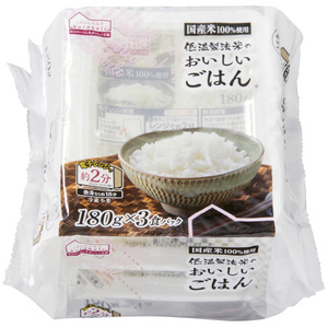 くらしにベルク　アイリスフーズ　低温製法米のおいしいごはん　180g×3　10パックセット 計30食　送料無料