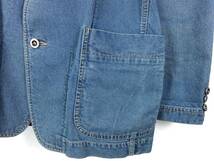 ■G-STAGE ジーステージ Jeans / 46240 / メンズ / インディゴ ウォッシュ加工 / デニム テーラードジャケット size M / アウター_画像8