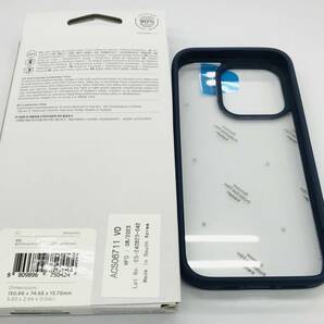 ★【在庫処分価格】Spigen iphone 6.1インチ ウルトラ ハイブリッド ACS06711 ネイビー ブルー ケース☆C01-431aの画像2