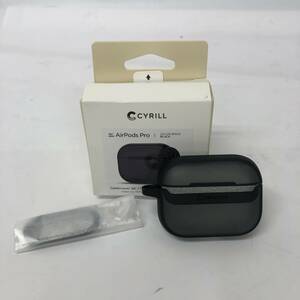 ★【在庫処分価格】CYRILL AirPods Pro 互換ケース MagSafe対応 ダークグレー☆T01-365a