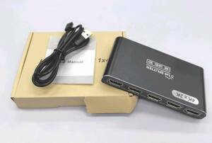 ★【在庫処分価格】HDMI 分配器 1入力4出力 HDMI スプリッター 4Kx2K 4K UHD 3DHS104-BK☆C01-070a