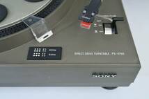 SONY/ソニー PS-4750 ターンテーブル (116　レコードプレーヤー/XL15_画像4