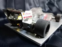 1/24 PLAFIT Ｆ1完成シャーシ 2800JとバンプロＦ1クリアーボディー_画像5