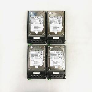 K6011765 TOSHIBA 600GB SAS 10K 2.5インチ HDD 4点【中古動作品】