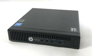 K60122214 HP ProDesk 400 G2 MINI/G3900T/4GBメモリ/500GB HDD/AC付き 1点【通電OK、本体のみ、複数出品】