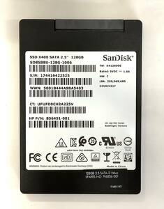 K60111155 SanDisk SATA 2.5インチ 128GB SSD 1点 【中古動作品】