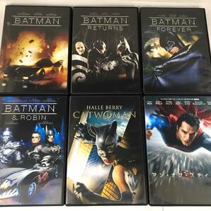 DVD② 洋画 バットマン バットマン＆ロビン リターンズ フォーエヴァー キャットウーマン スーパーマン マン・オブ・スティールの画像1