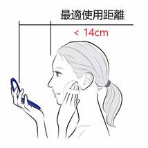 【特価セール】10倍拡大鏡 折りたたみ鏡 手鏡 化粧鏡 両面鏡 角度調整可 コンパクトミラー 超軽量（ホワイト）_画像5