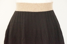 #wnc SALE マークバイマークジェイコブス MARCBYMARCJACOBS スカート S 黒 ニット レディース [640037]_画像4
