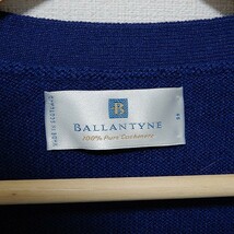 #wnc バランタイン BALLANTYNE カーディガン 長袖 ニット カシミア 46 美品 青系 メンズ [825928]_画像4