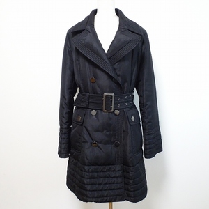 #wxc Moga MOGA down coat 3 black belt attaching long lady's [857554]