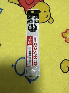 【新品】　Pentel ビクーニャ　油性ボールペン替芯　XBXS7-B 0.7mm 赤
