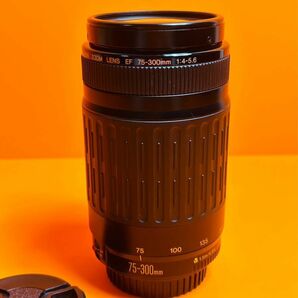Canon zoom EF 75-300mm F4-5.6 レンズ