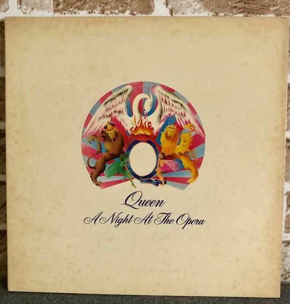 オペラ座の夜　レコード 見開き Queen A Night At The Opera