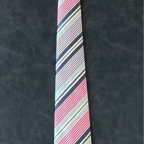 エルメスHERMES ネクタイ ストライプ シルク100%
