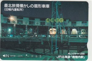 ＪＲ北海道「最北旅情懐かしの扇形車庫」1穴使用済み