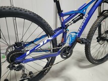 マウンテンバイク　MTB　スペシャライズド　キャンバー　SPECIALIZED　CANBER 29 2015年モデル　Sサイズ　ブルーシアンホワイト 美品　_画像6