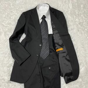 1円～ ROCHI ロッチ セットアップ スーツ メンズ 黒 ブラック サイズY6 ビジネス フォーマル