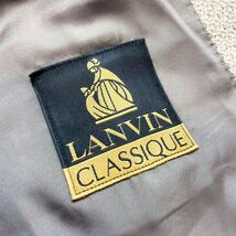 【ほぼ未使用】幻の最高級カシミヤ立体編みニット★稀少XL!! LANVIN ランバン【繊維の宝石】暖かテーラードジャケット希少美色モカベージュ_画像8