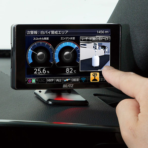 【取寄商品】ブリッツTL403R+OBD2-BR1A新周波数使用移動オービスMSSS対応レーザー＆レーダー探知機+OBDIIアダプターセットの画像4