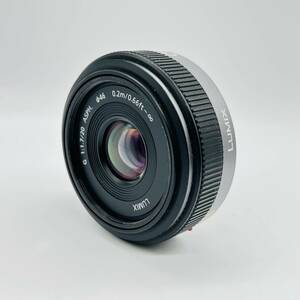 ★良品・外観美品★ Panasonic パナソニック LUMIX G 20mm F1.7 ASPH. H-H020 #01004