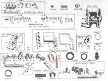 45サイドバルブ トランスミッション メインドライブギア スラストベアリング ハーレーダビッドソン WL WLA G_画像2