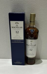 【ND-798KN】1円～ 未開栓 マッカラン 12年 ダブルカスク THE MACALLAN 12 YEARS OLD ウイスキー シングルモルト 700ml 40％ アルコール