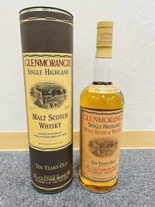 【MSO-3833it】5000円～ GLENMORANGIE SINGLE HIGHLAND スコッチウイスキー 10年 1000ml 43% グレンモーレンジ ハイランド 未開栓 洋酒