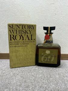 【RSA-1921】【1円～】ROYAL サントリー SUNTORY ウイスキー whiskey お酒 アンティーク 箱付き プレミア 液漏れの可能性があります。保管