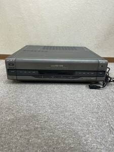 【RSA-2155】【1円～】SONY ソニー VIDEO CASSETTE RECORDER SLV-R7 ビデオカセットレコーダー VHS 当時物 希少 通電確認済 中古品 保管品